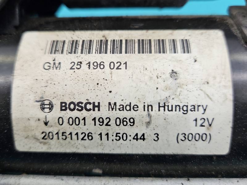 Стартер Opel Meriva B 0001192069 — фото деталі 5