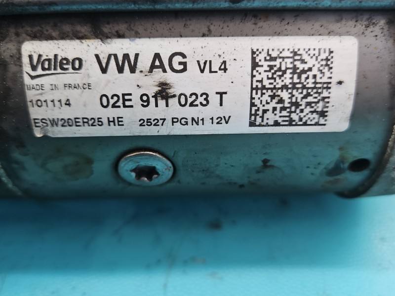 Стартер Volkswagen Passat B8 02E911023T — фото детали 5