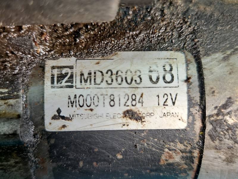Стартер Mitsubishi Pajero M000T81284 — фото детали 5