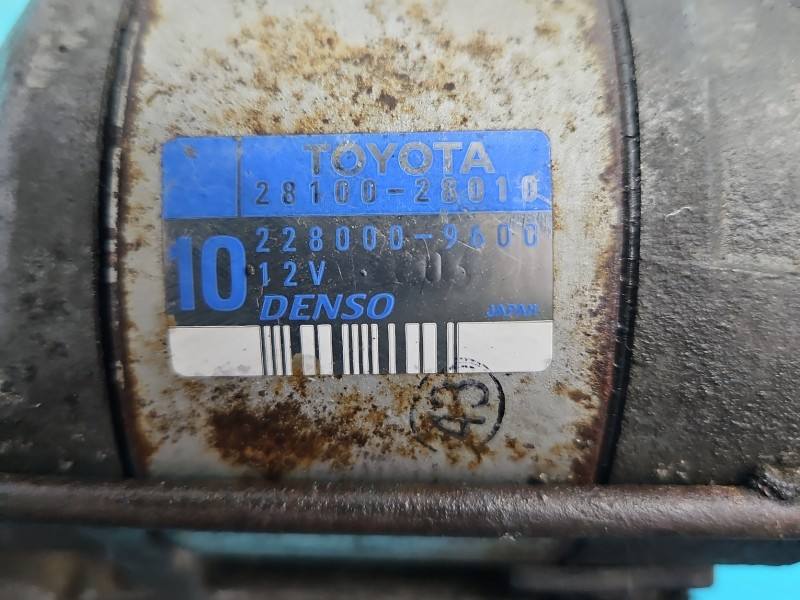 Стартер Toyota Avensis T22 228000-9600 — фото деталі 5