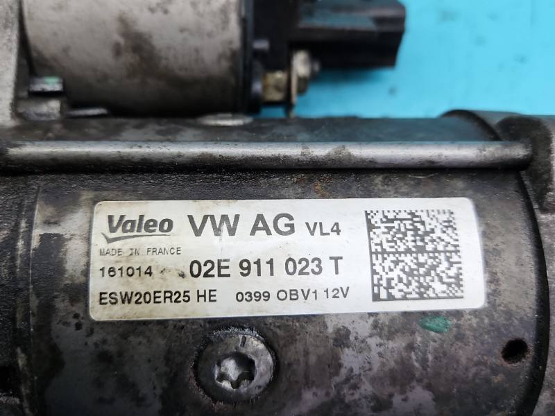 Стартер Volkswagen Passat B8 02E911023T — фото деталі 5