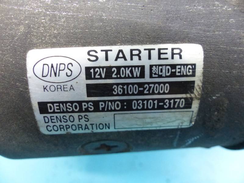 Стартер Kia Carens 36100-27000 — фото деталі 5