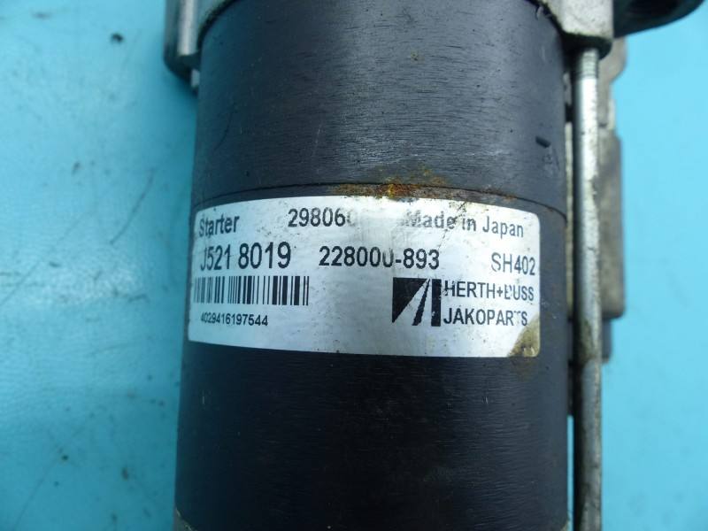 Стартер Subaru Justy 228000-893 — фото деталі 5