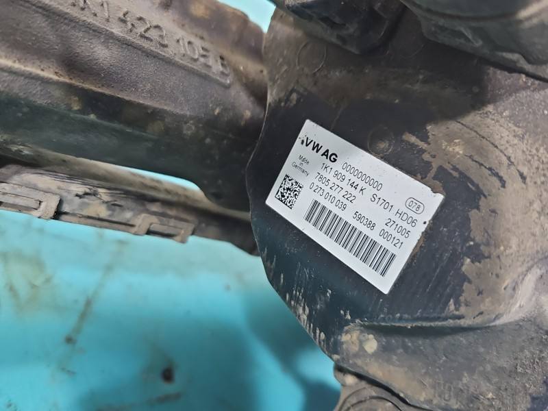 Рульова рейка Volkswagen Golf plus 1K1423051CE — фото деталі 8