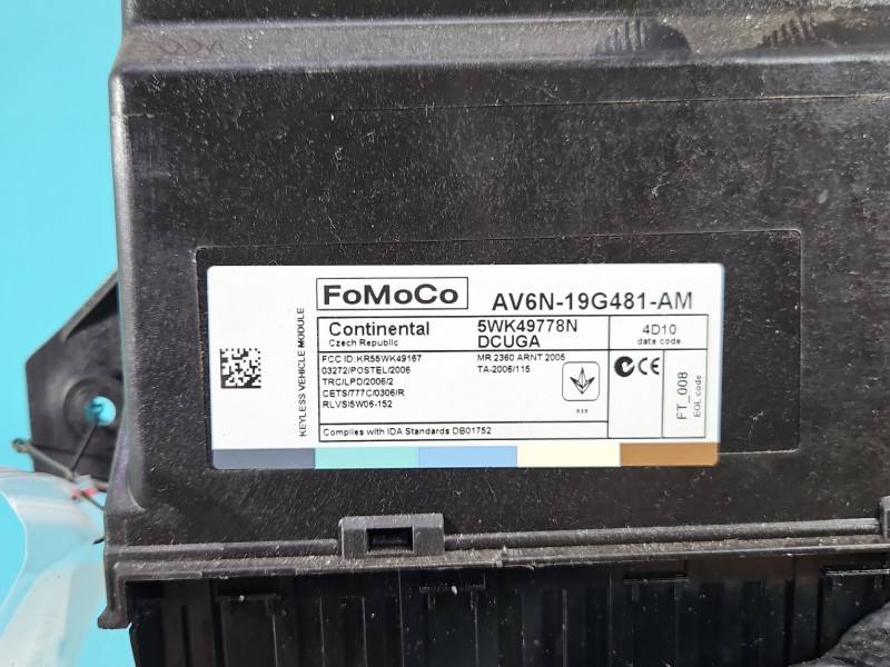 Блок комфорту BSI Ford C-Max AV6N-19G481-AM — фото деталі 5