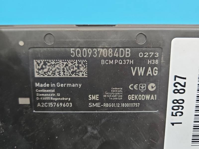 Блок комфорту BSI Skoda Octavia 3 5Q0937086Q — фото деталі 3