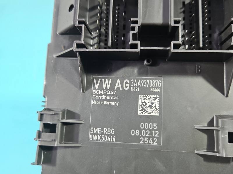 Блок комфорту BSI Volkswagen Passat B7 3AA937087G — фото деталі 6