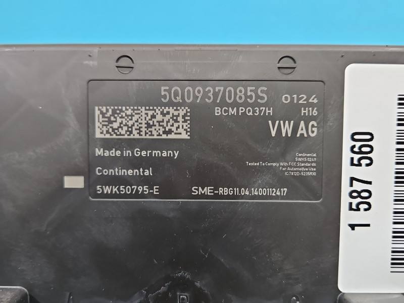 Блок комфорту BSI Audi A3 8V 5Q0937085S — фото деталі 4