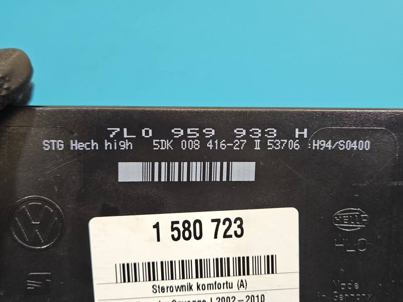 Блок комфорту BSI Porsche Cayenne 7L0959933H — фото деталі 3