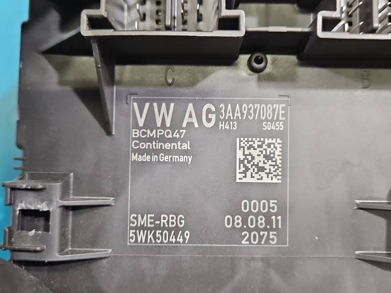 Блок комфорту BSI Volkswagen Passat B7 3AA937087E — фото деталі 3