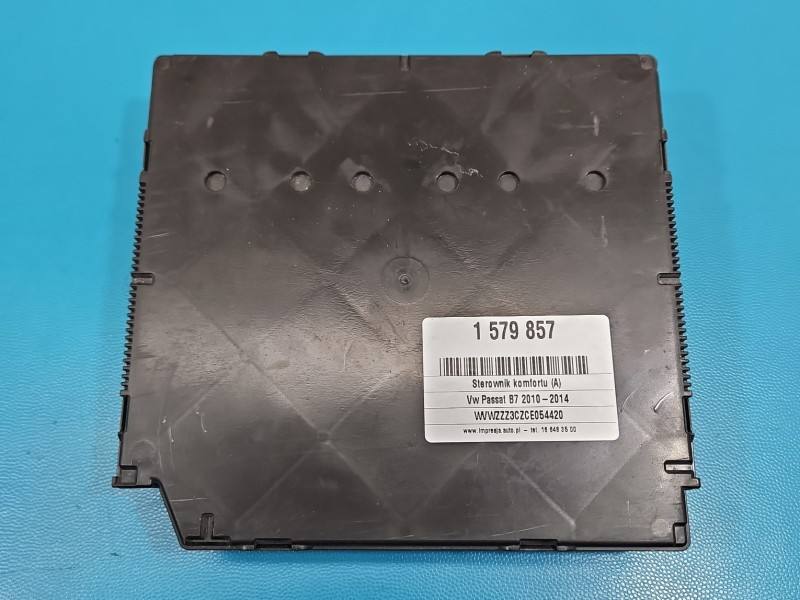 Блок комфорту BSI Volkswagen Passat B7 3AA937087E — фото деталі 4