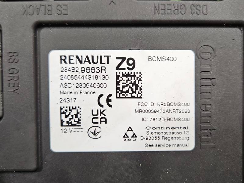 Блок комфорту BSI Dacia Duster 284B29663R — фото деталі 3