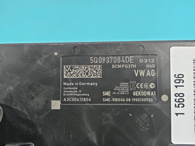 Блок комфорту BSI Skoda Octavia 3 5Q0937084DE — фото деталі 6