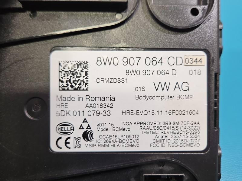 Блок комфорту BSI Audi Q7 8W0907064CD — фото деталі 3