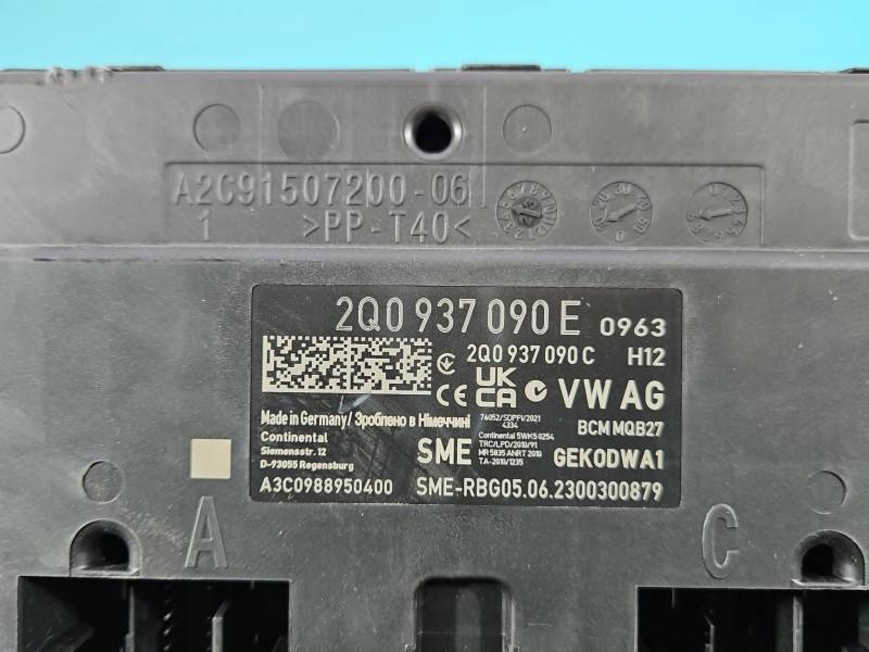 Блок комфорту BSI Skoda Scala 2Q0937090E — фото деталі 5