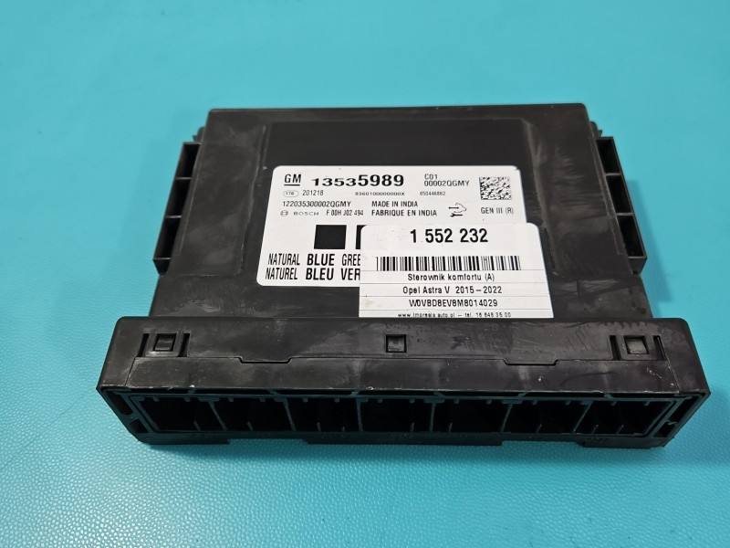 Блок комфорту BSI Opel Astra K 13535989