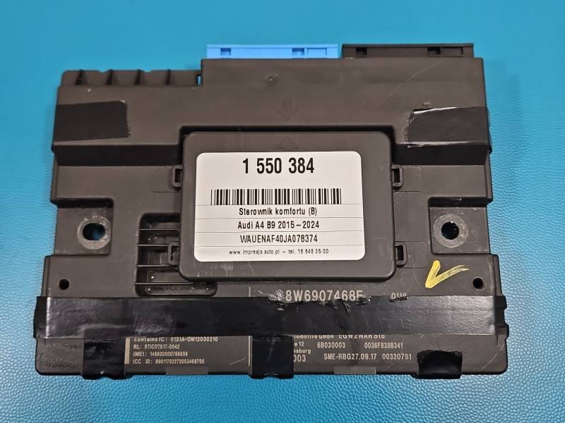 Блок комфорту BSI Audi A4 B9 8W6907468E — фото деталі 2