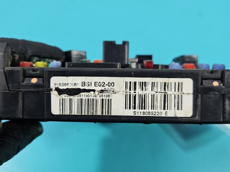 Блок комфорту BSI Peugeot 206 9653667680 — фото деталі 6