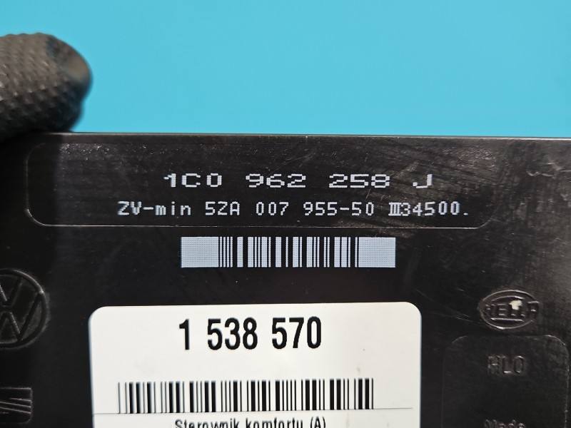 Блок комфорту BSI Volkswagen Golf 4 1C0962258J — фото деталі 3