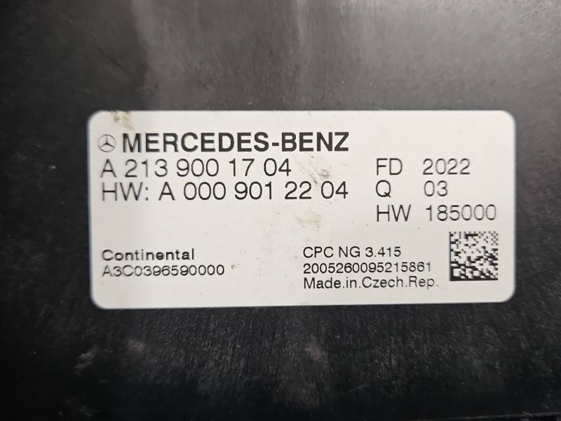 Блок комфорта BSI Mercedes Vito A2139001704 — фото детали 3