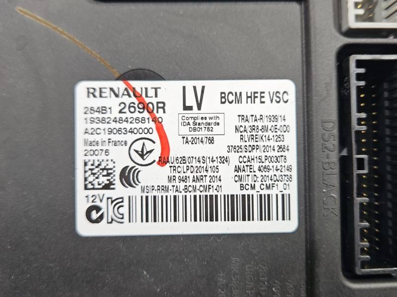 Блок комфорту BSI Renault Kadjar 284B12690R — фото деталі 3