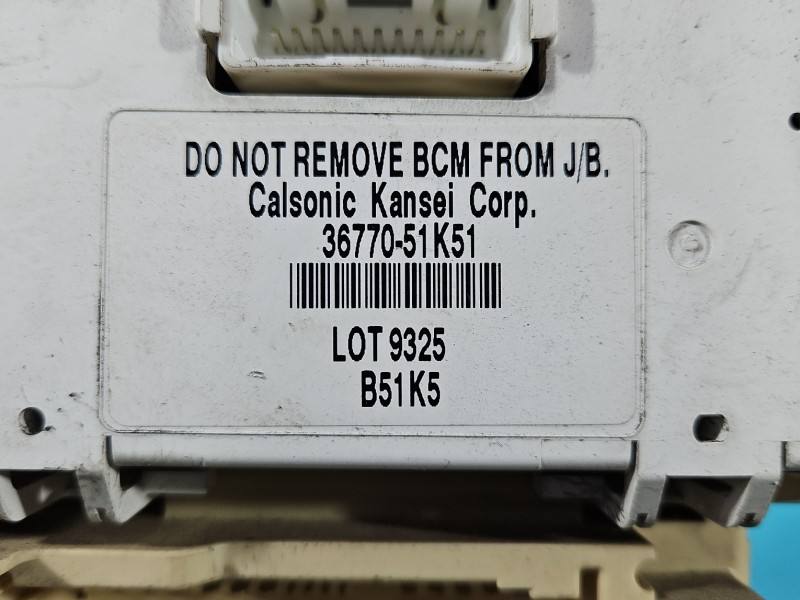 Блок комфорту BSI Suzuki Splash 36770-51K51 — фото деталі 5
