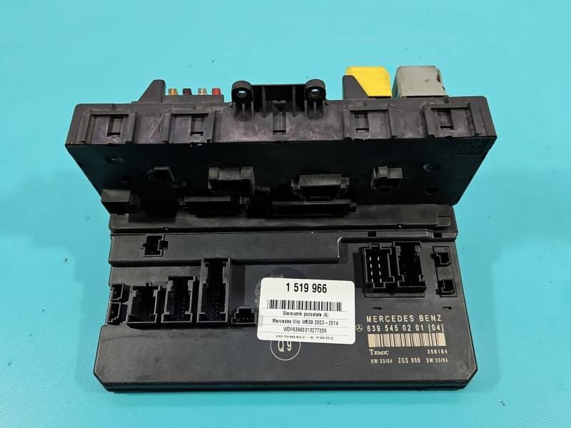 Блок комфорту BSI Mercedes Vito 6395450201 — фото деталі 5