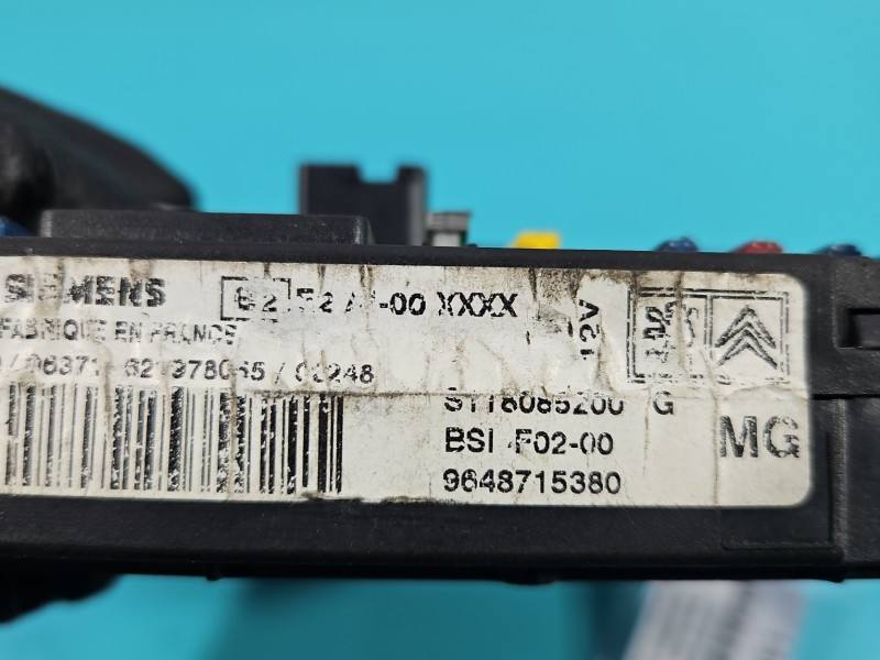 Блок комфорту BSI Citroen C3 9648715380 — фото деталі 6