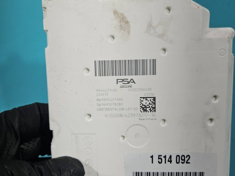 Блок комфорту BSI Opel Astra L 9846631480 — фото деталі 5