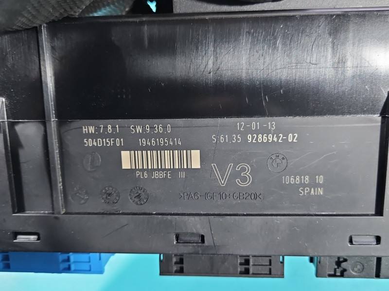 Блок комфорту BSI BMW 5 F10 504D15F01 — фото деталі 5