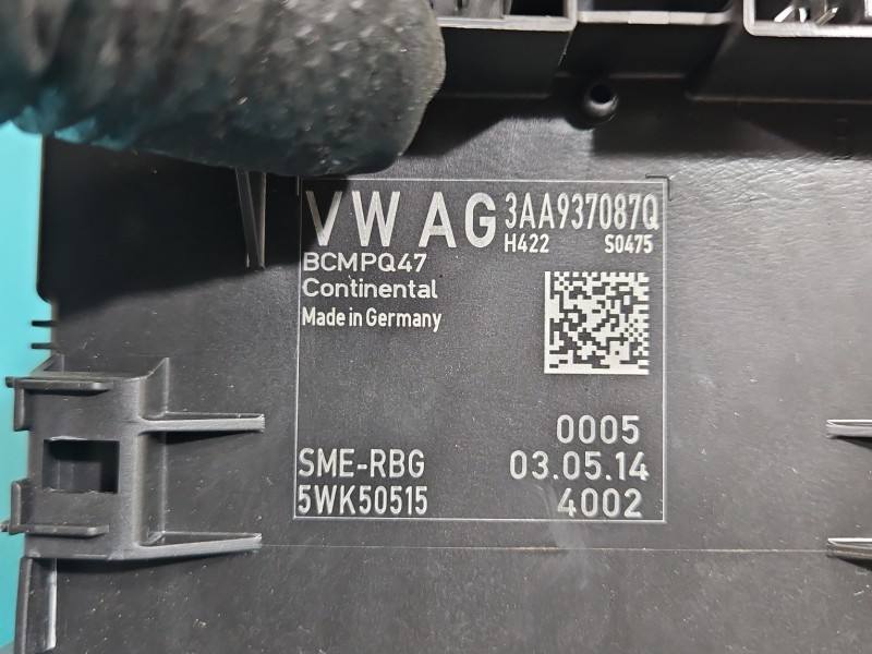 Блок комфорту BSI Volkswagen Passat B7 3AA937087Q — фото деталі 3