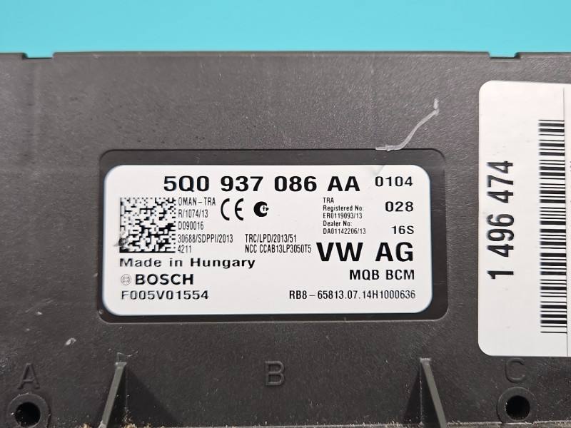 Блок комфорту BSI Volkswagen Golf 7 5Q0937086AA — фото деталі 3