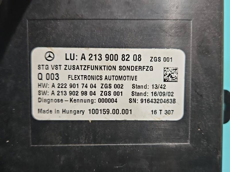 Блок комфорту BSI Mercedes E W213 A2139008208 — фото деталі 3