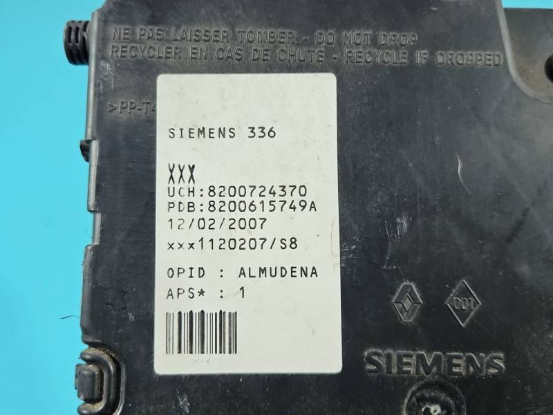 Блок комфорту BSI Renault Megane 2 8200724370 — фото деталі 3
