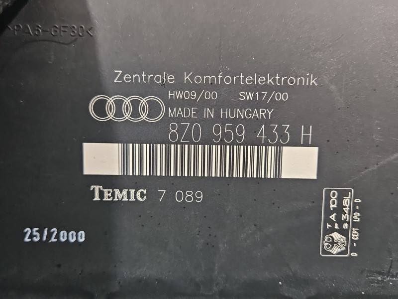 Блок комфорта BSI Audi A2 8Z0959433H — фото детали 3