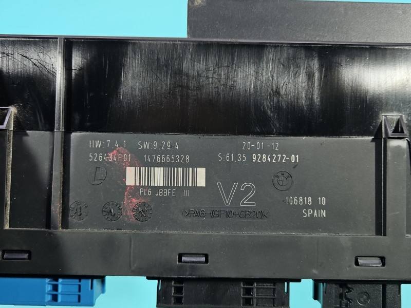 Блок комфорту BSI BMW 5 F10 9284272 — фото деталі 3