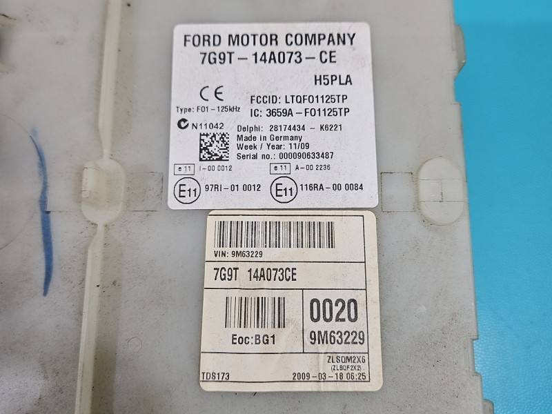 Блок комфорту BSI Ford Mondeo 7G9T-14A073-CE — фото деталі 3