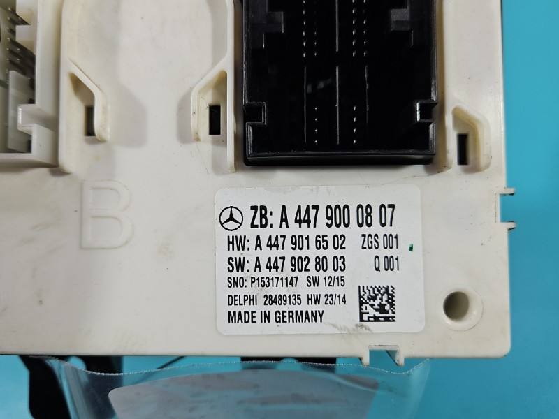 Блок комфорту BSI Mercedes Vito A4479028003 — фото деталі 4