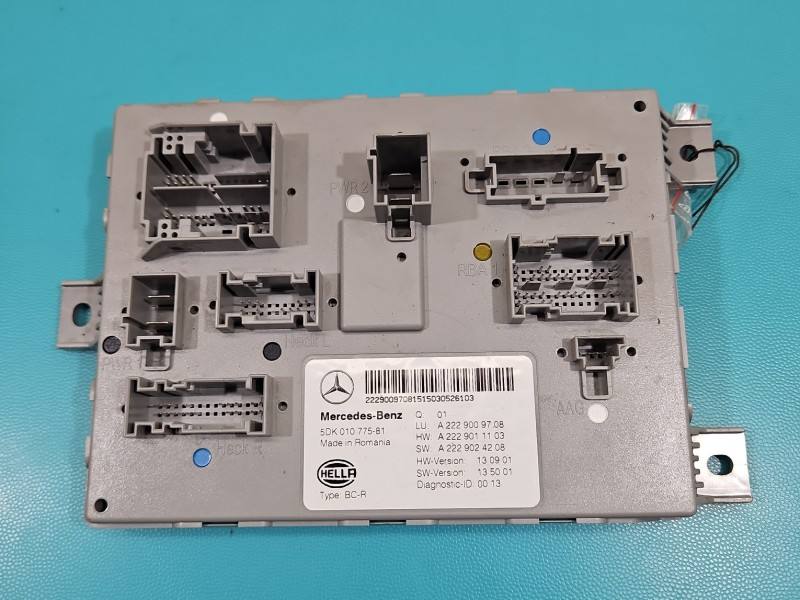 Блок комфорту BSI Mercedes C W205 A2229024208 — фото деталі 2