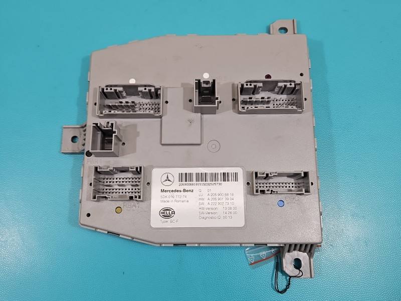 Блок комфорту BSI Mercedes C W205 A2229027310 — фото деталі 2