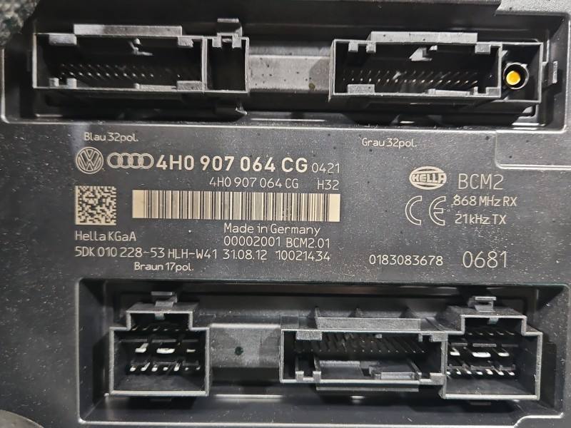 Блок комфорту BSI Audi A6 C7 4H0907064CG — фото деталі 3