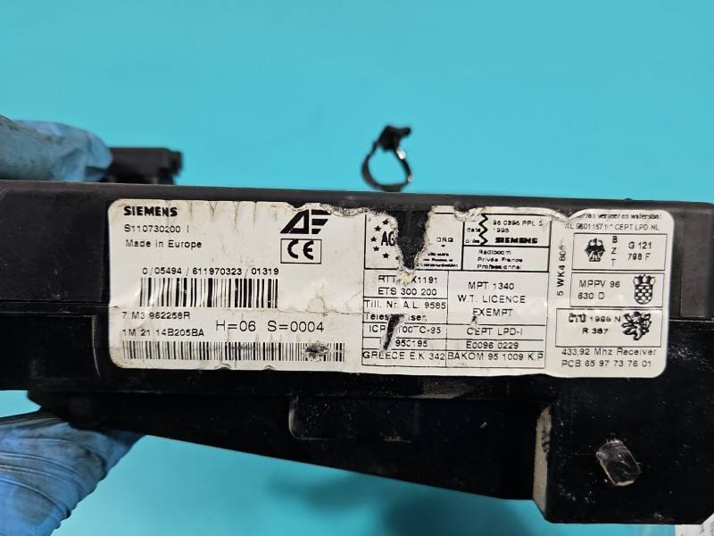 Блок комфорта BSI Ford Galaxy 7M3962258R — фото детали 4