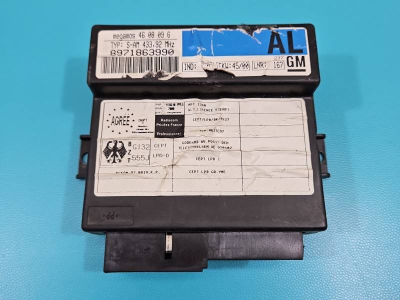 Блок комфорту BSI Opel Frontera 8971863990 — фото деталі 2