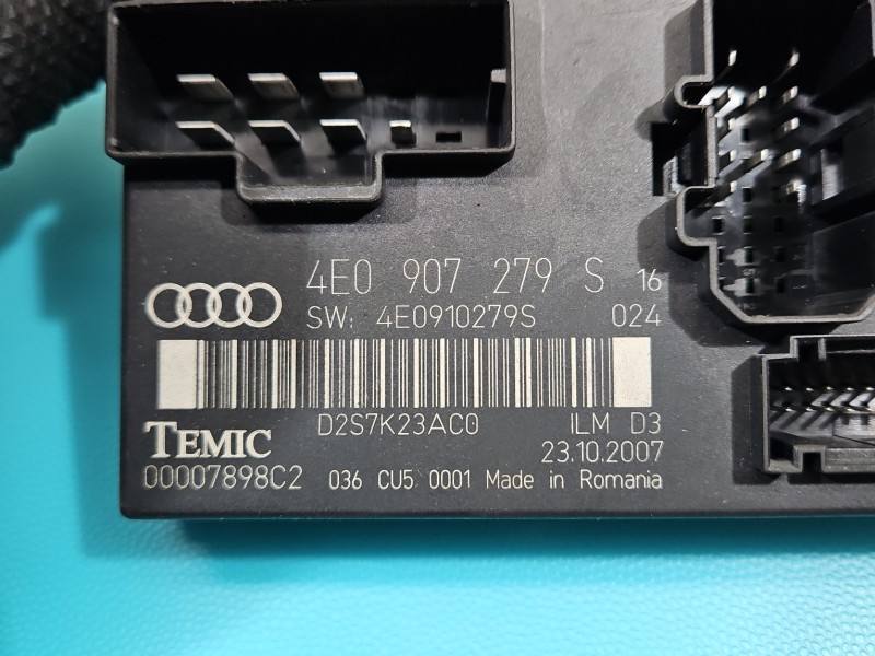 Блок комфорту BSI Audi A8 D3 4E0907279S — фото деталі 3
