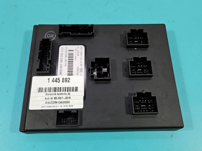 Блок комфорту BSI Audi A4 B8 8K0907063DG