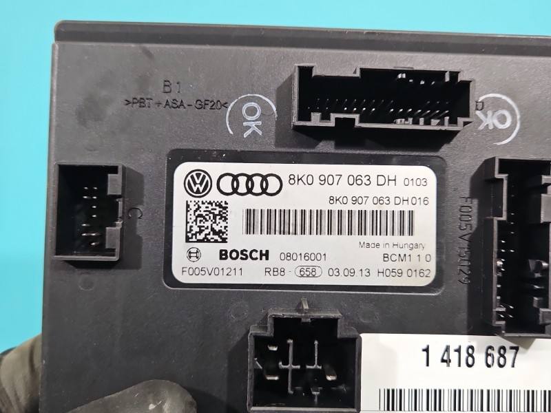 Блок комфорту BSI Audi Q5 8K0907063DH — фото деталі 3
