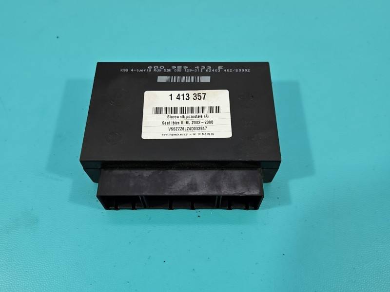 Блок комфорту BSI Seat Ibiza 6Q0959433E — фото деталі 2