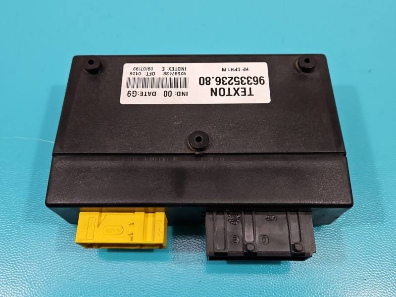 Блок комфорту BSI Citroen Xsara 9633523680 — фото деталі 2