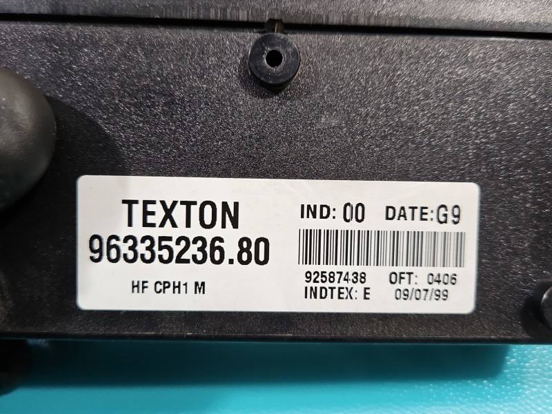 Блок комфорту BSI Citroen Xsara 9633523680 — фото деталі 3
