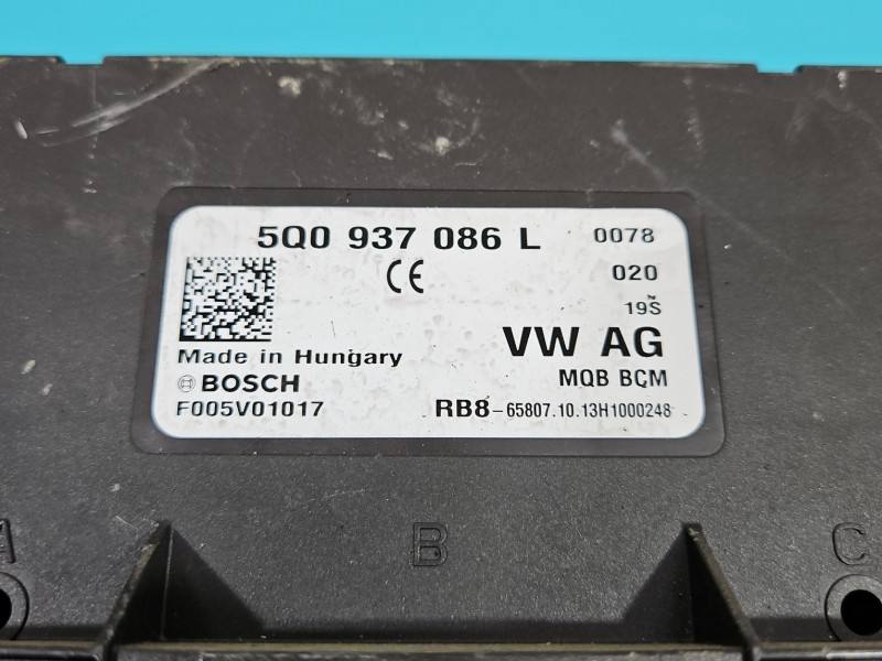 Блок комфорту BSI Volkswagen Golf 7 5Q0937086L — фото деталі 3